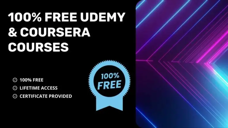 Master New Skills: 100+ Free Udemy & Coursera Courses with Certificates